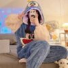 Pyjama Combinaison de dessin animé Blue