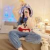 Pyjama Combinaison de dessin animé Blue